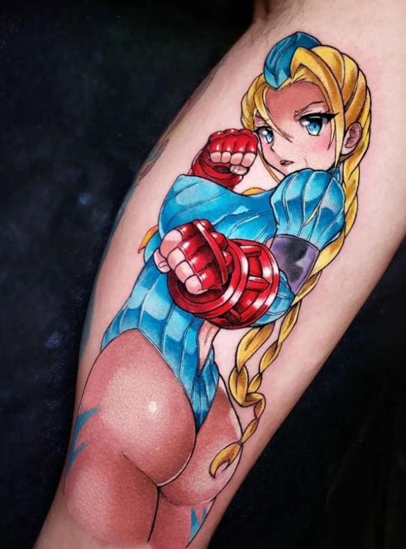 street fighter tattoo chun-li