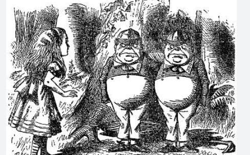 Tweedledum and Tweedledee and Bob Dylan