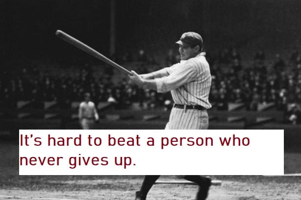 babe ruth quotes