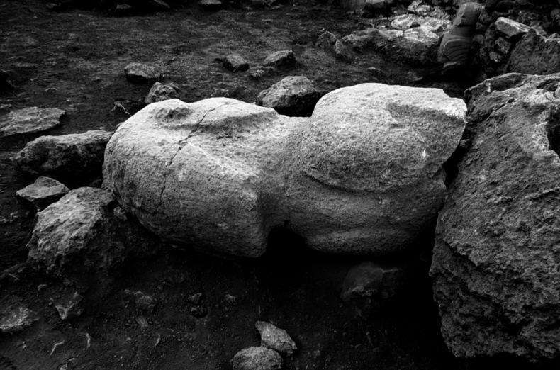 During the excavations in Karahantepe, a human statue was unearthed