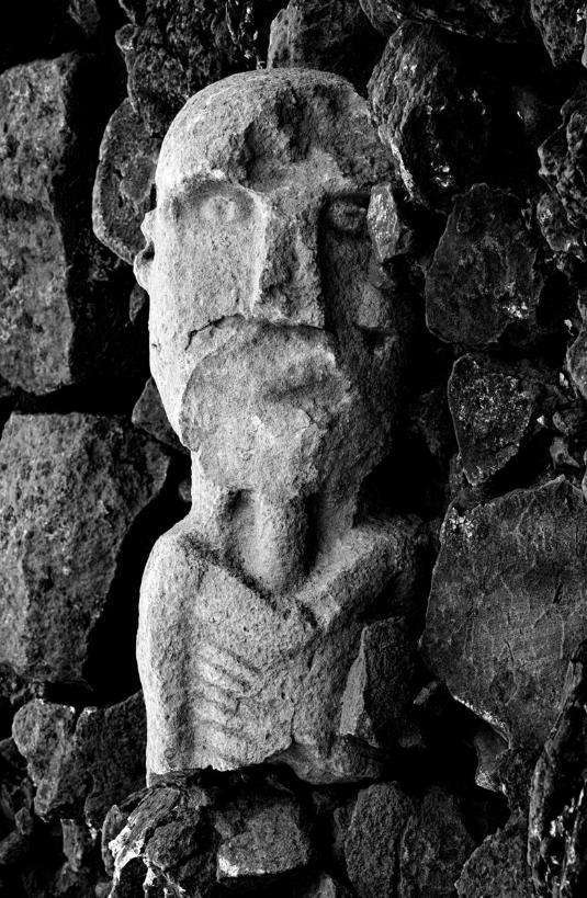 Realistic human statue in Karahantepe