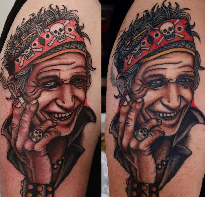 Keith Richards Tattoo