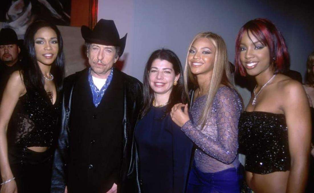 Michelle Williams, Bob Dylan, Michelle Anthony, Beyoncé Knowles, and Kelly Rowland