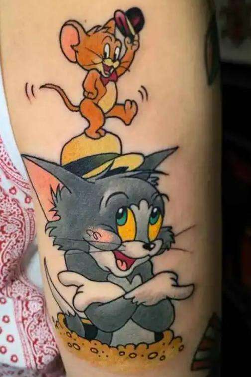 Tom and Jerry tattoo 6