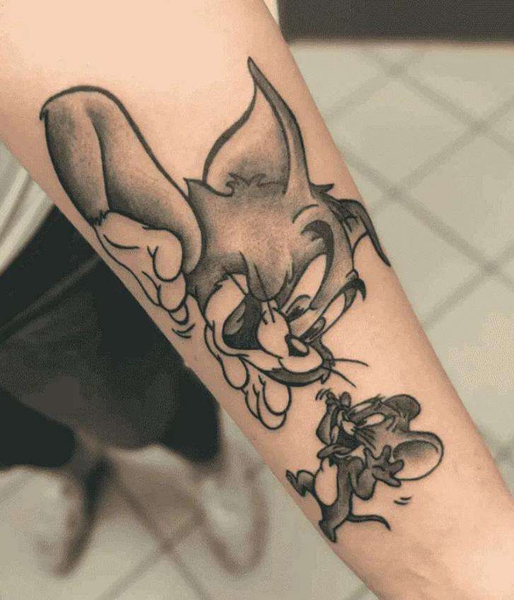 Tom and Jerry tattoo 7