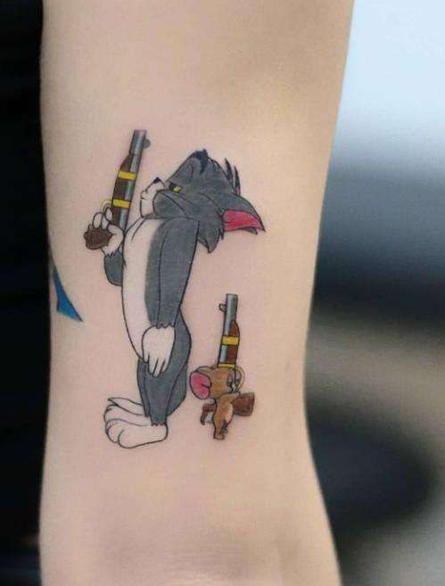 Tom and Jerry tattoo 9