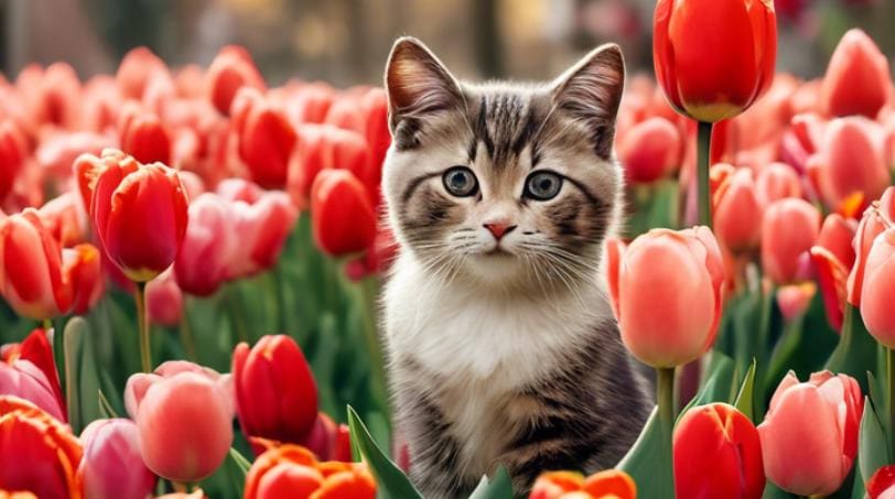 Are Tulips Poisonous to Cats
