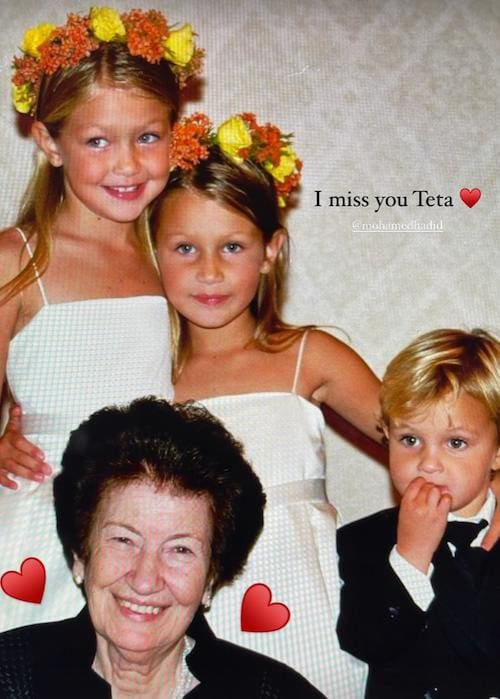 12 Rare Bella Hadid Childhood Photos 8 Bella Hadid Childhood family