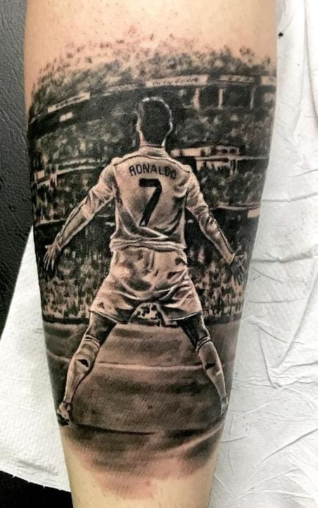 Cristiano Ronaldo Tattoo arm