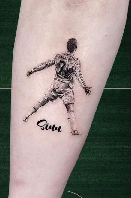 Cristiano Ronaldo Tattoo siuu