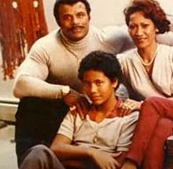 Dwayne Johnson Childhood family