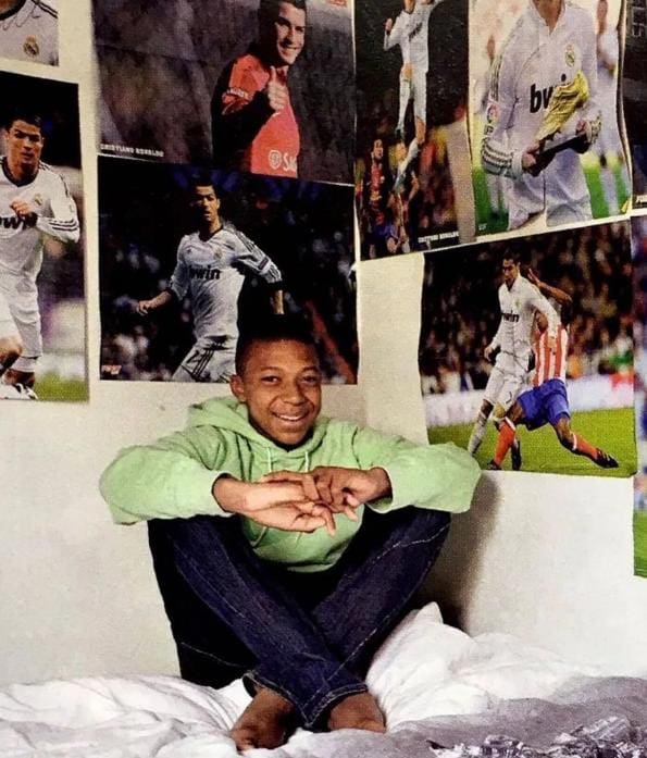 Kylian Mbappé Chilhood photos