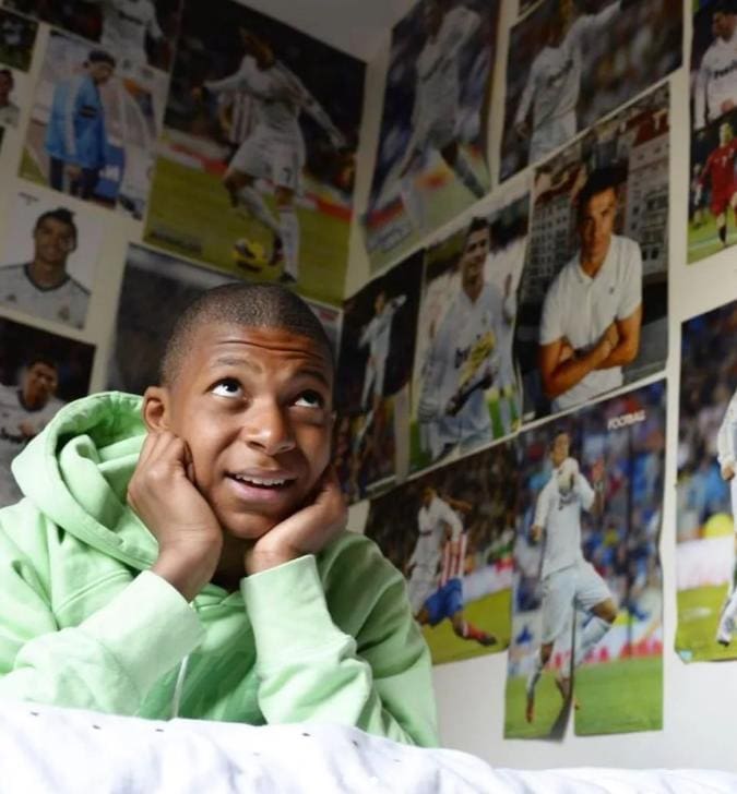 Kylian Mbappé Chilhood pics