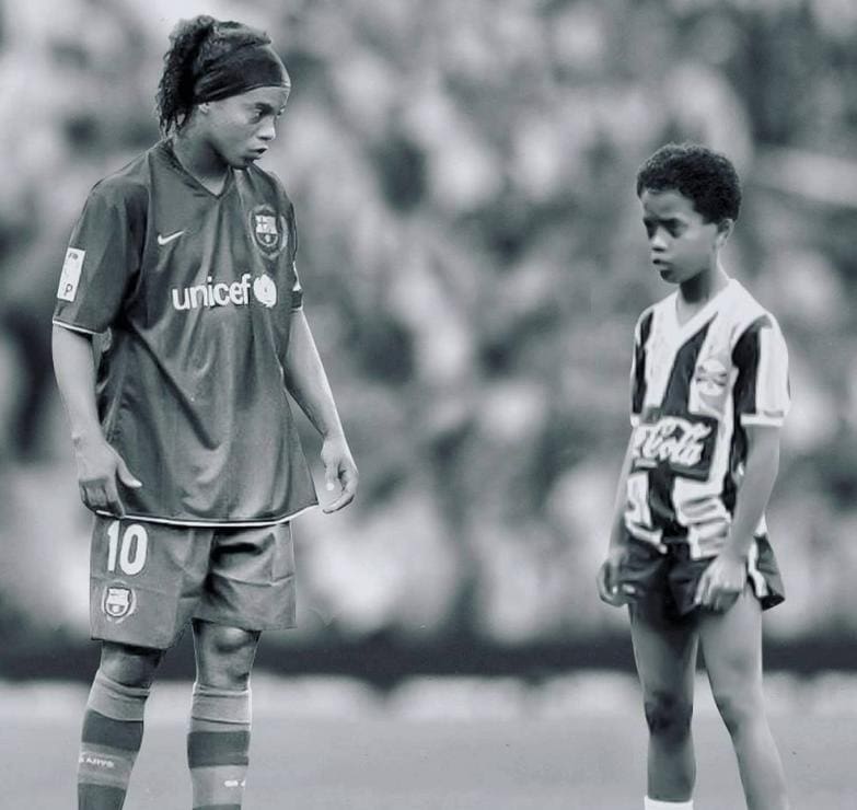 Ronaldinho Childhood football