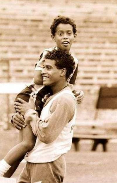 Ronaldinho Childhood images