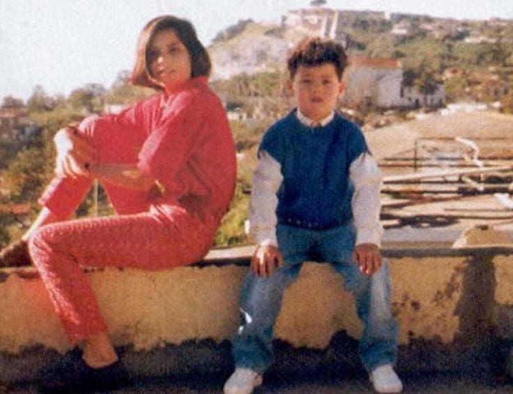 Cristiano Ronaldo and sister