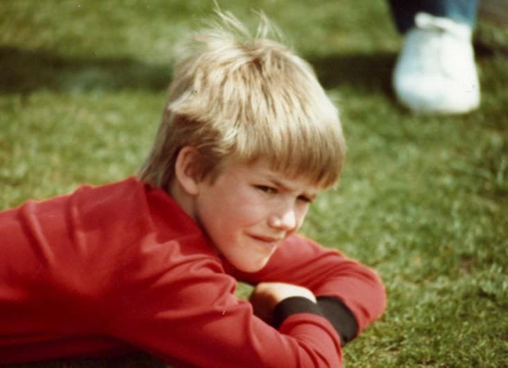 David Beckham Childhood football