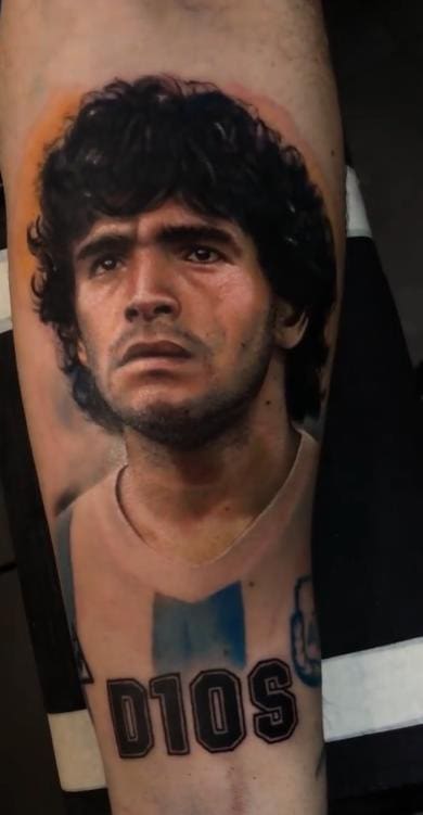 Maradona Tattoo designs