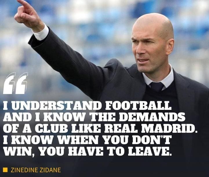 Zinedine Zidane quotes on football