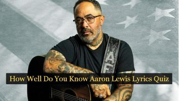 How Well Do You Know Aaron Lewis Lyrics Quiz