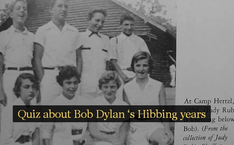 Quiz about Bob Dylan ‘s Hibbing years