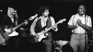 Johnny Winter and Bob Dylan