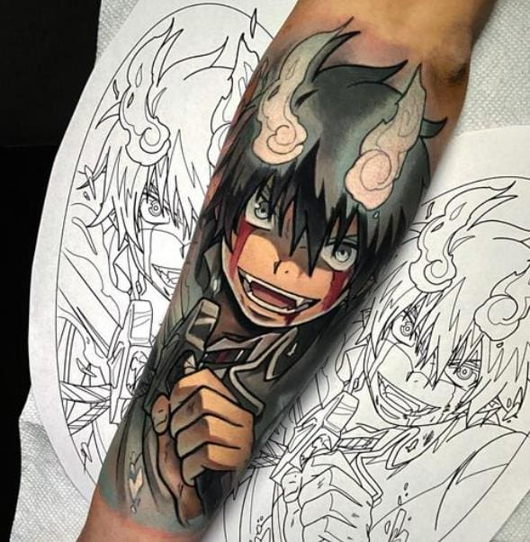 Blue Exorcist tattoo