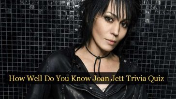 How Well Do You Know Joan Jett Trivia Quiz