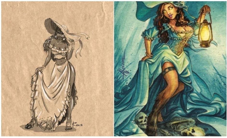 10 Strong Women Challenging Social Norms in Folktales and Mythologies 3 La Diablesse