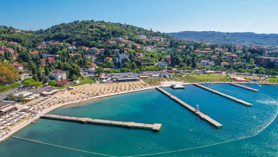 Portorož Beach, Slovenia