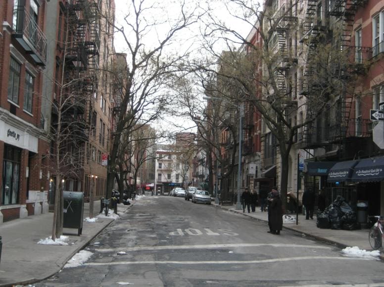 Jones Street in the West Village in New York City.