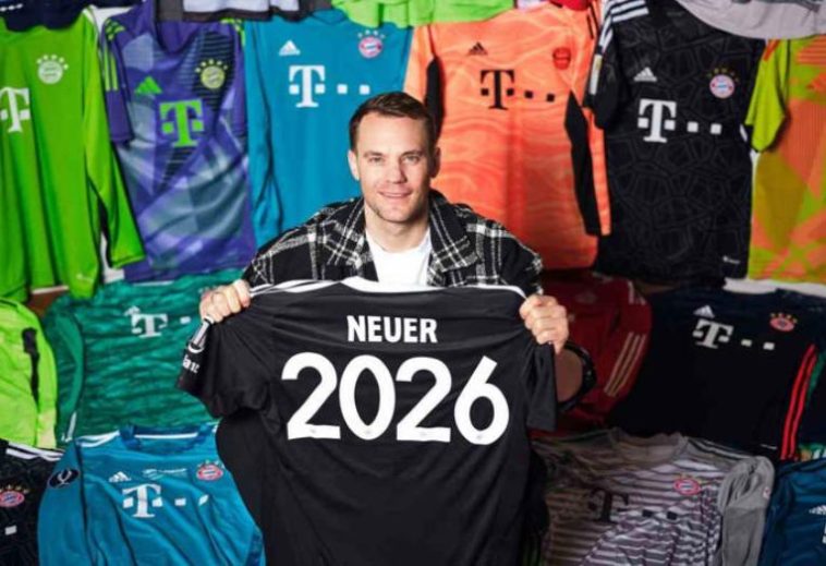 Manuel Neuer has extended his contract with Bayern until 2026