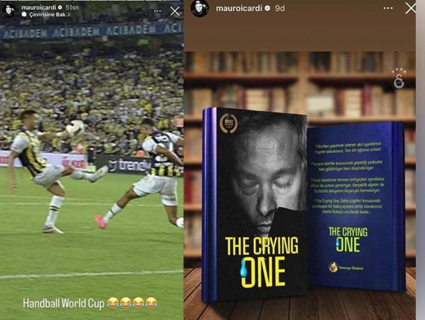 Mauro Icardi responds to Jose Mourinho's 'Handball World Cup' post
