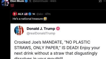 Trump on 'paper straws'