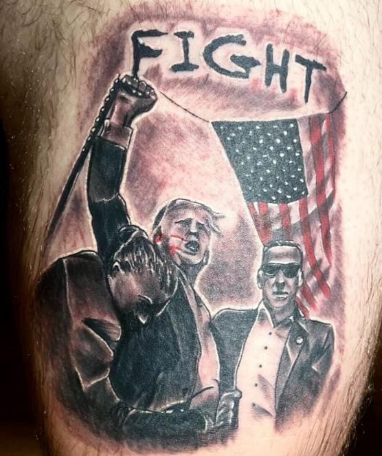 trump tattoo