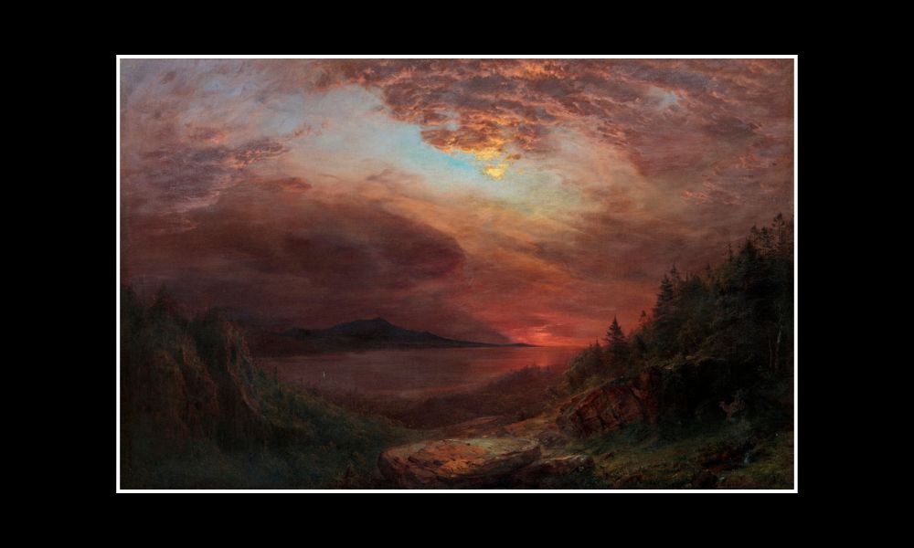 Twilight Mount Desert Island, Maine – Frederic Edwin Church