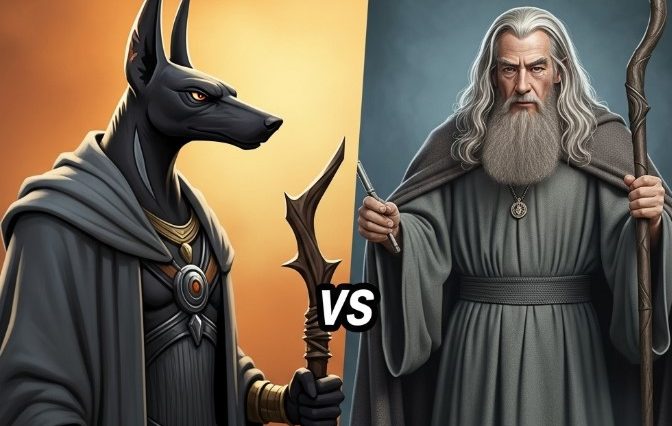 Anubis vs Gandalf – Who Wins in This Mythical Magic Duel?