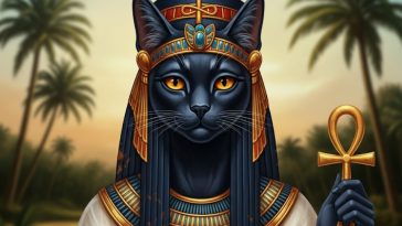 The Goddess Bastet and Cats