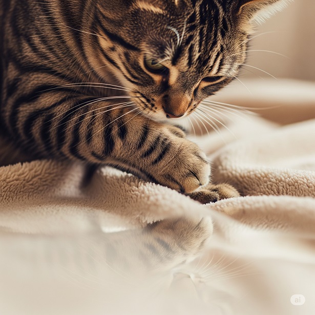 Kneading cat