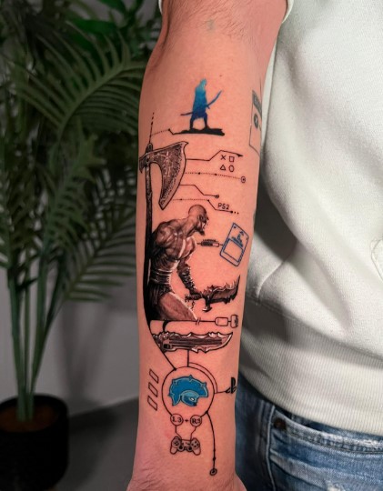 God of War tattoos