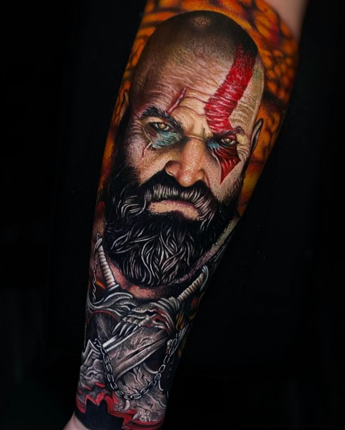 god of war tattoo 6