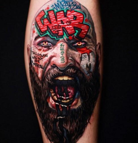god of war tattoo 7