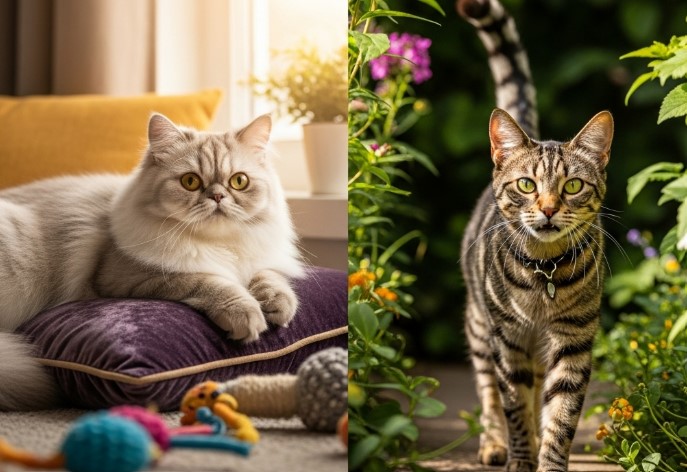 Indoor Cats vs. Outdoor Cats