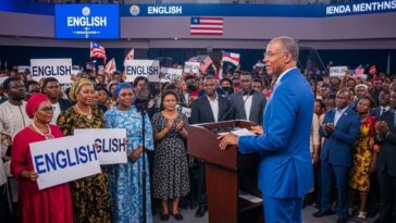 liberia english president trump
