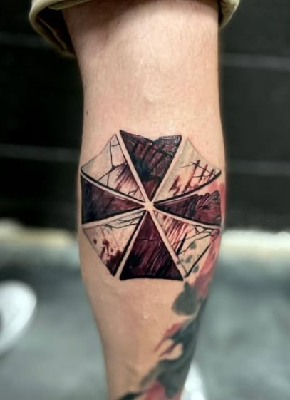 Resident Evil Tattoo umbrella
