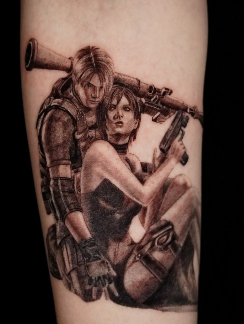 Resident Evil Tattoo game