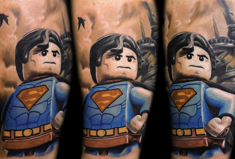 Superman Tattoo lego
