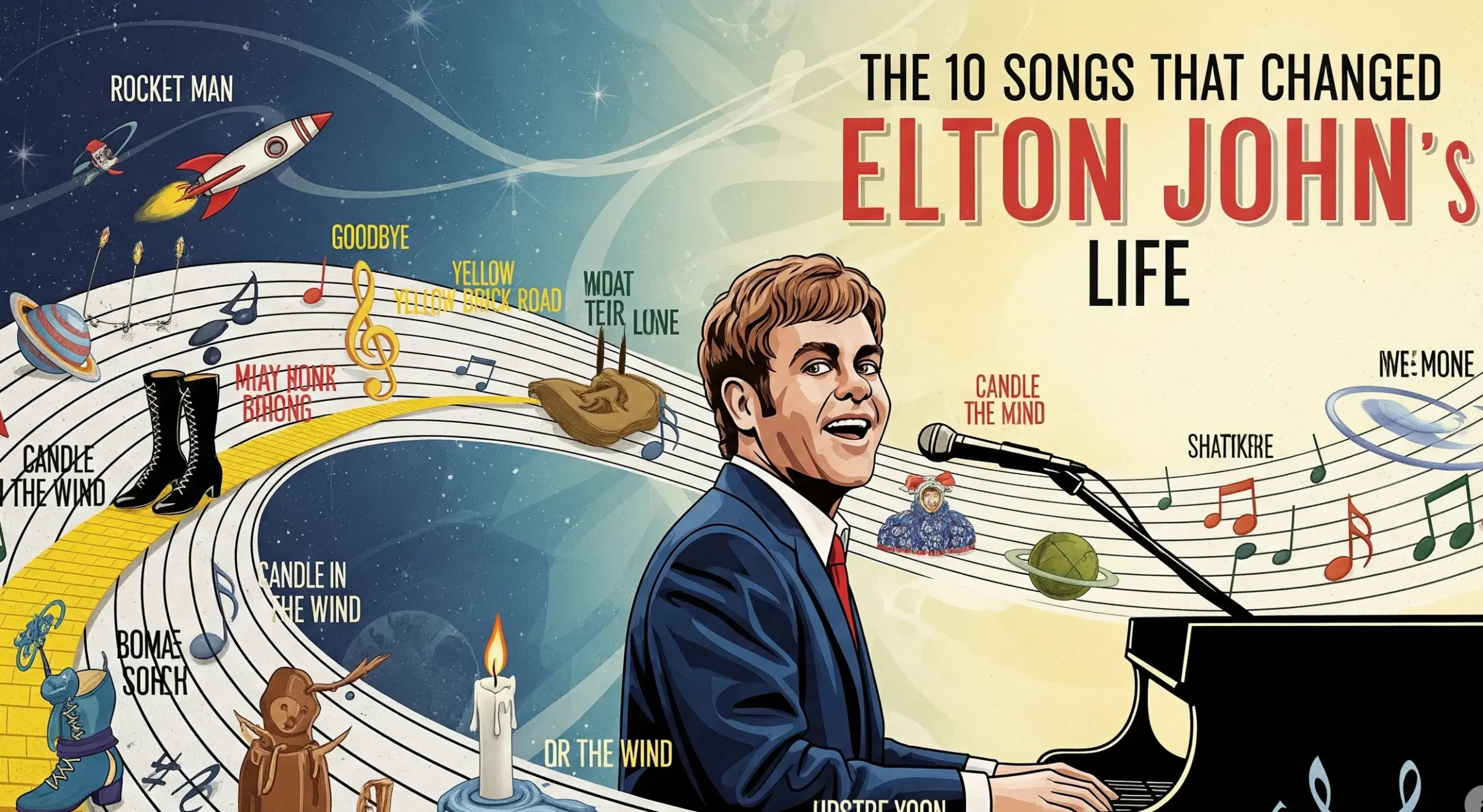 The 10 Songs That Changed Elton John’s Life