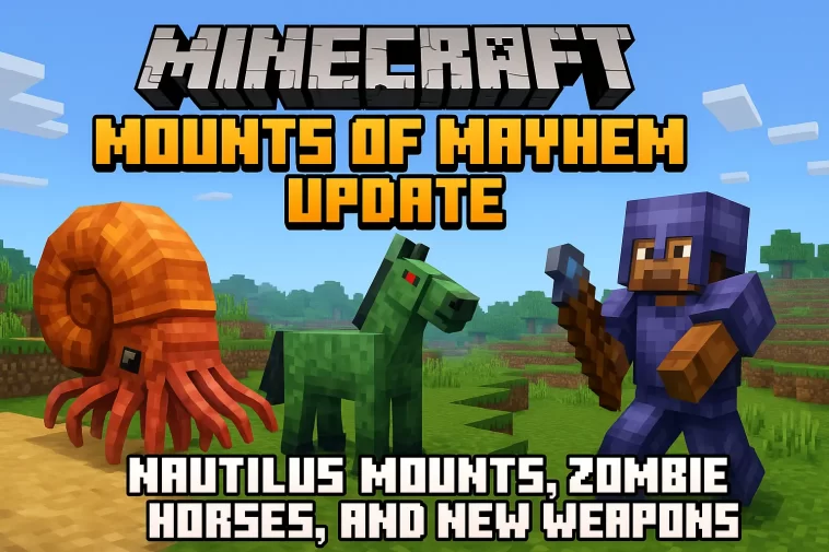 Minecraft Announces Mounts of Mayhem Update