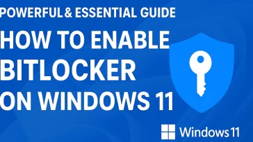 Enable BitLocker